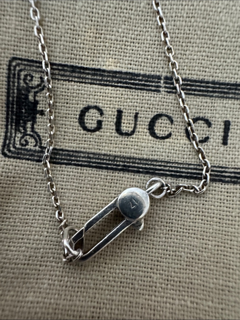 Gucci Silver Heart  bracelet with COA - Picture 3 of 6